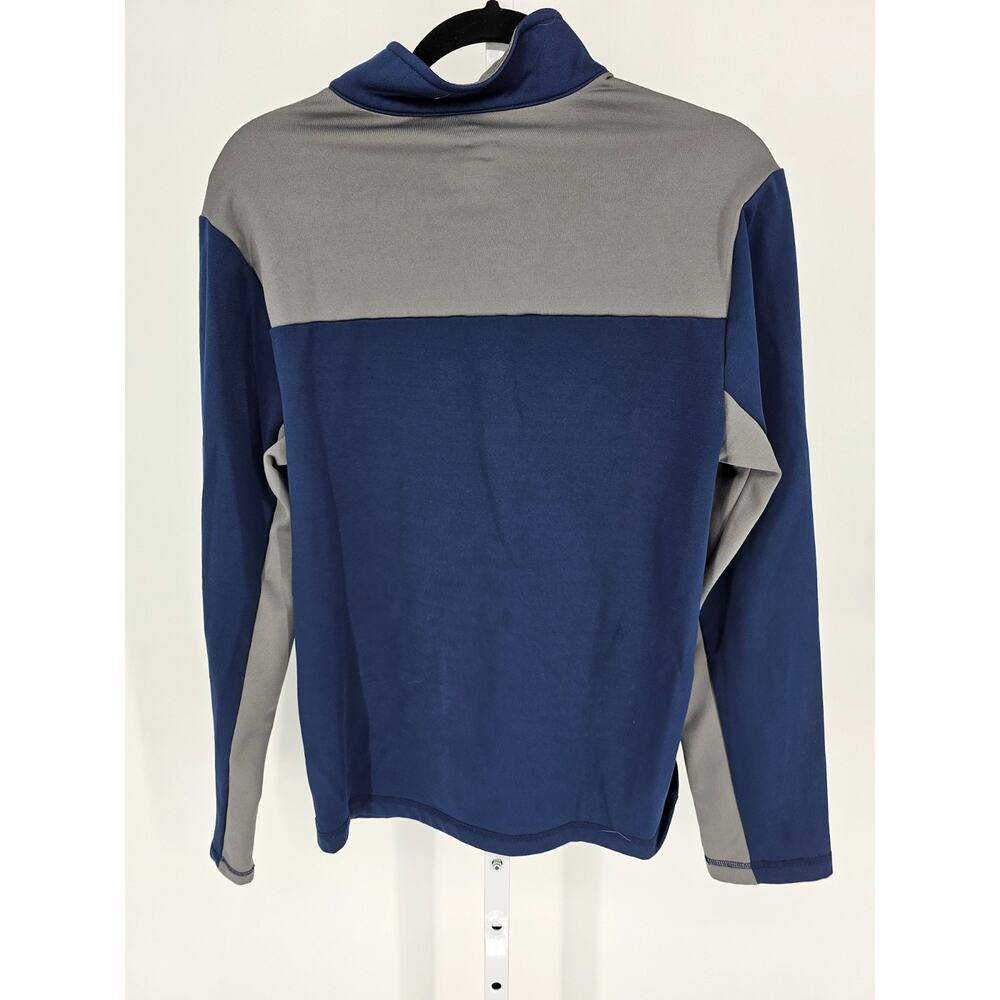Denver Broncos NFL Mens Sz S 1/4 Zip Pullover Jacket by Fanatics Blue Football - Picture 4 of 4